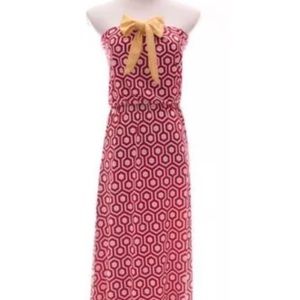 Mud pie Leighton maxi dress burgundy/gold